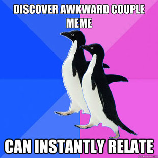 Socially Awkward Couple