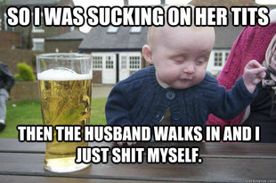 drunk baby
