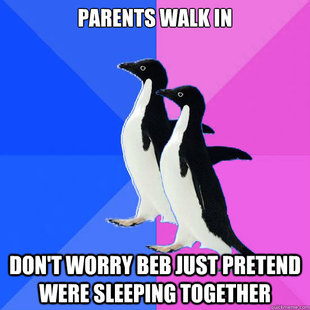 Socially Awkward Couple