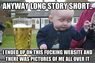 drunk baby
