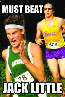 Intense Cross Country Kid