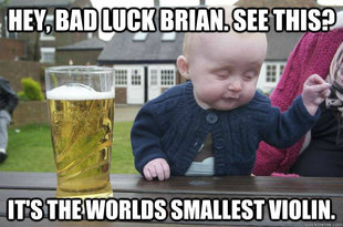drunk baby
