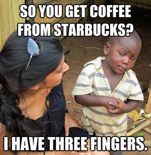 Skeptical Third World Kid