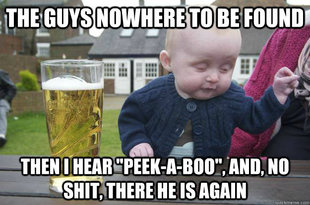 drunk baby