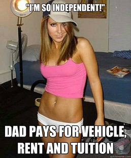 Scumbag girl