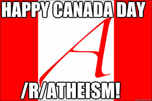 Canadian Atheist flag