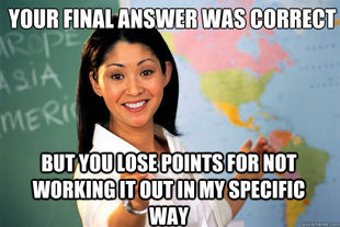 Unhelpful High School Teacher