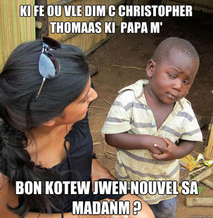 Skeptical Black Kid