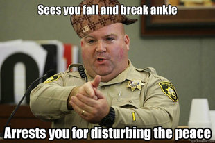 Good guy scumbag cop