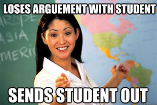 Unhelpful High School Teacher