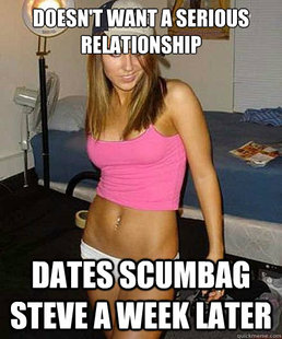 Scumbag girl