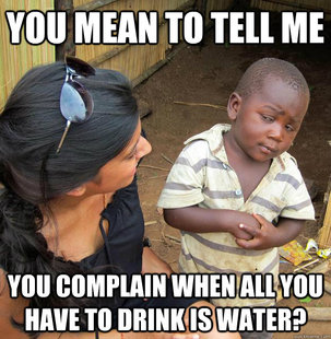 Skeptical Third World Child