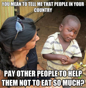 Skeptical Third World Kid
