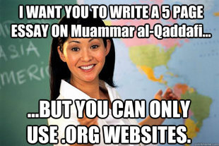 Unhelpful High School Teacher