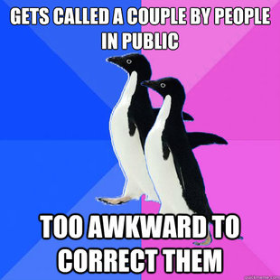 Socially Awkward Couple