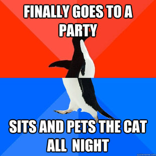 Socially Awesome Awkward Penguin
