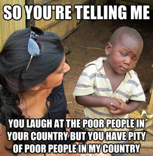 Skeptical 3rd World Child
