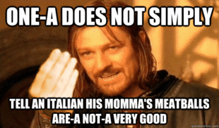 Quasi-racist italian boromir