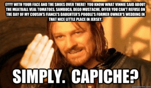 Quasi-racist italian boromir