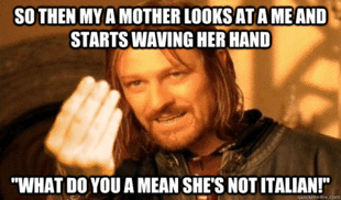 Quasi-racist italian boromir
