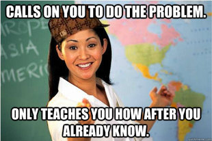 Scumbag Teacher