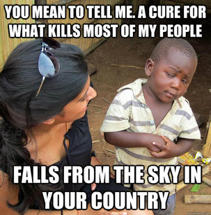 Skeptical Third World Child