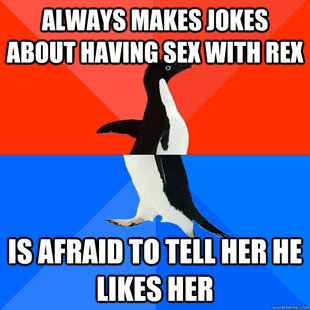 Socially Awesome Awkward Penguin