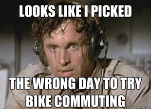 Sweaty Bike Commuter