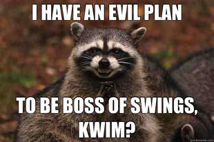 Evil Plotting Raccoon