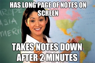 Unhelpful High School Teacher