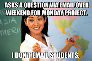 Unhelpful High School Teacher