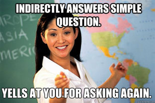 Unhelpful High School Teacher