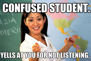 Unhelpful High School Teacher