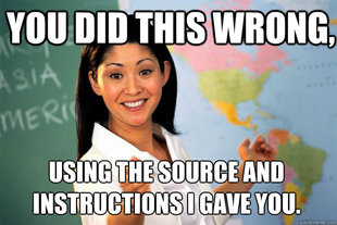 Unhelpful High School Teacher