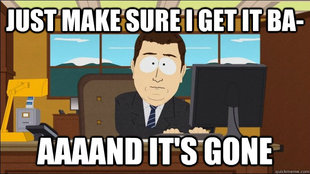aaaand its gone