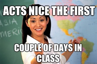 Unhelpful High School Teacher