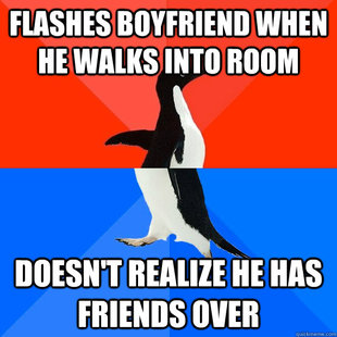 Socially Awesome Awkward Penguin