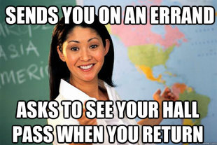 Unhelpful High School Teacher