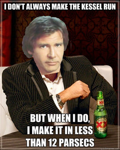 The Most Interesting Millenium Falcon Pilot In The World