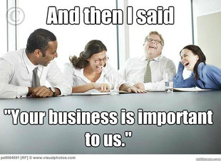 And then I said