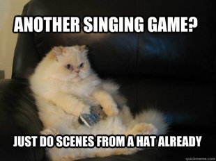 Disapproving TV Cat