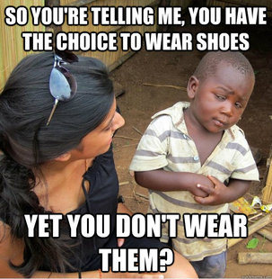 Skeptical Third World Kid