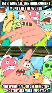 Push it somewhere else Patrick