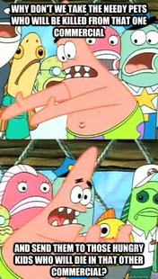 Push it somewhere else Patrick