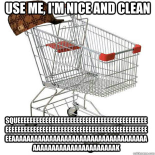 Scumbag shopping cart