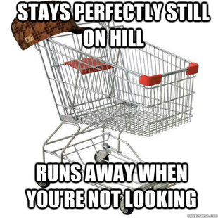 Scumbag shopping cart
