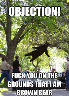 Falling Bear
