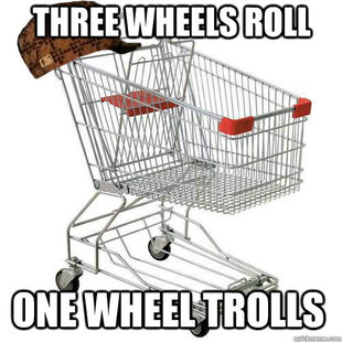 Scumbag shopping cart
