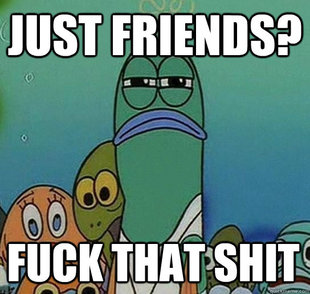 Serious fish SpongeBob