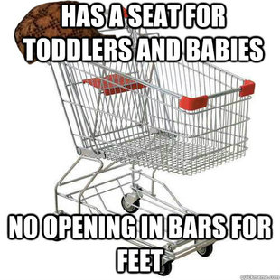 Scumbag shopping cart